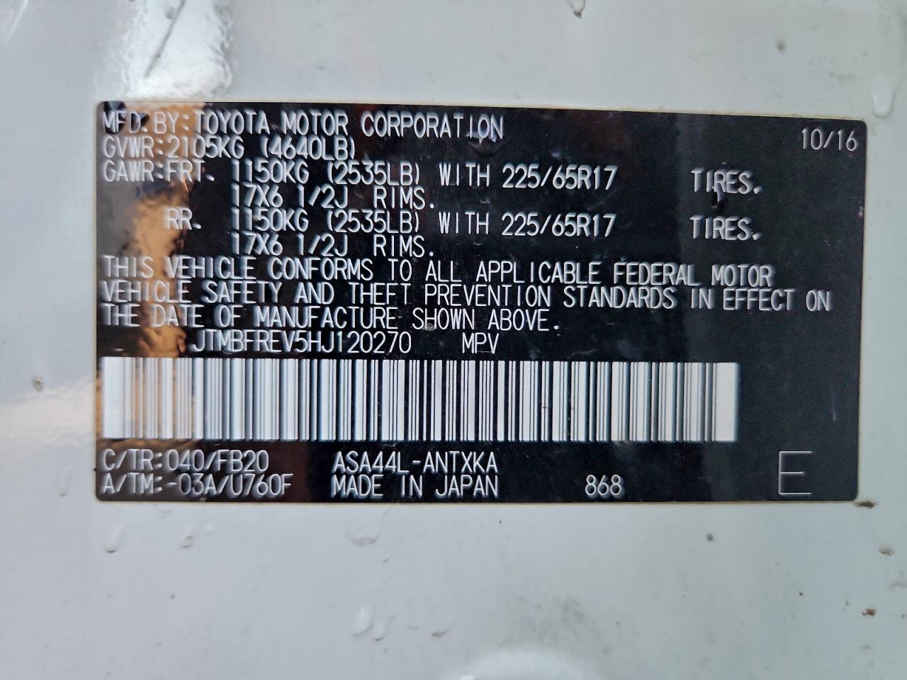 Toyota RAV4 Le Image 12