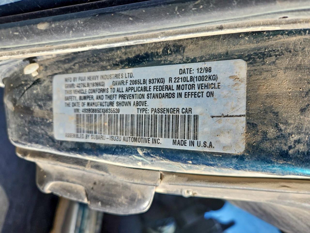 Subaru Legacy Outback Image 9