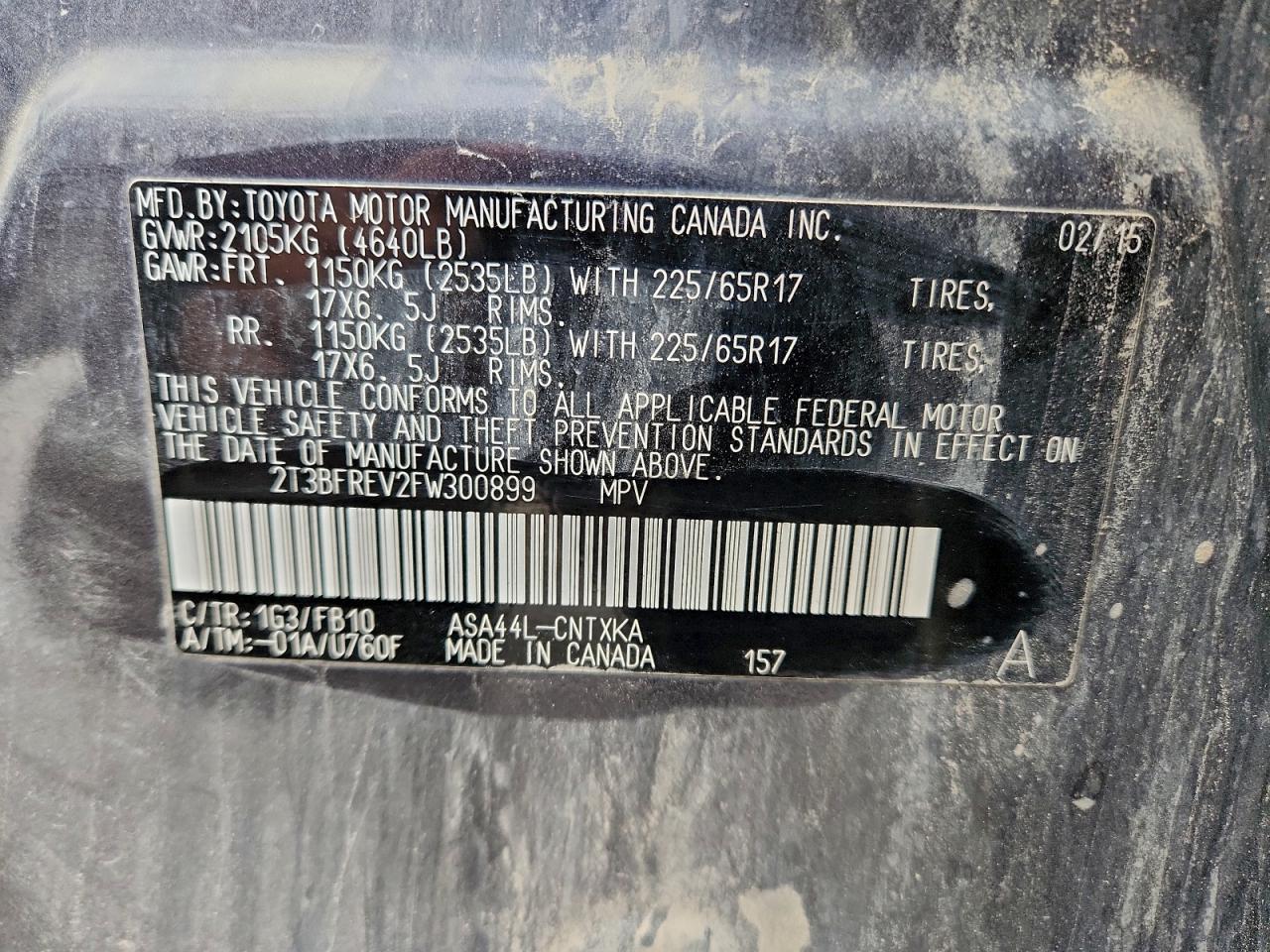 Toyota RAV4 Le Image 5