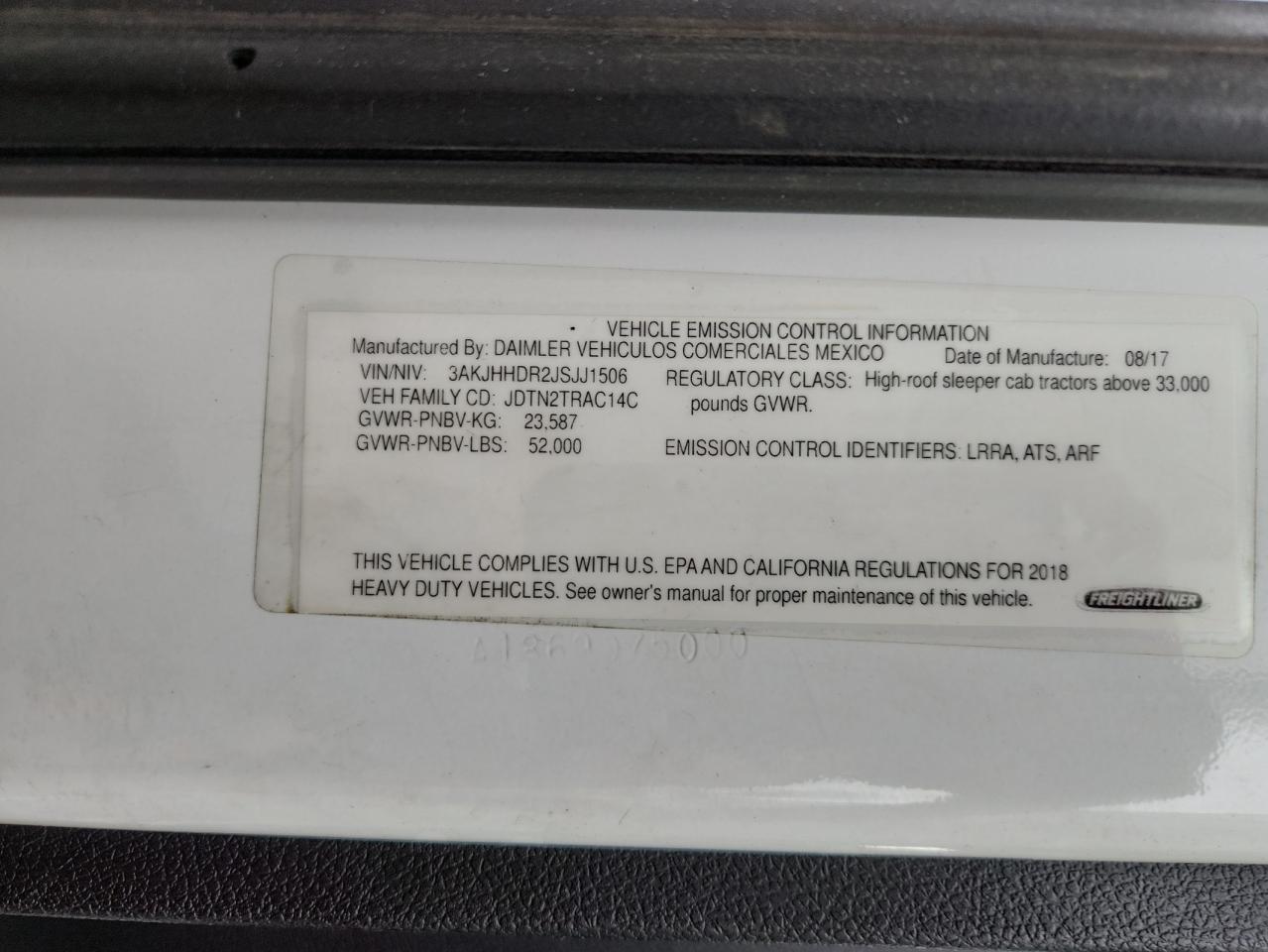 Freightliner Cascadia 1 Image 6