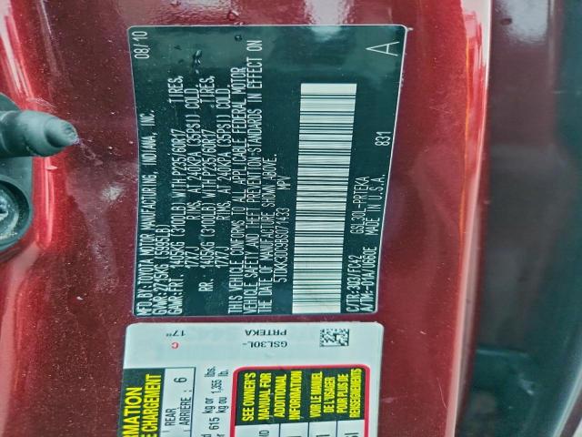 Toyota Sienna Le Image 12