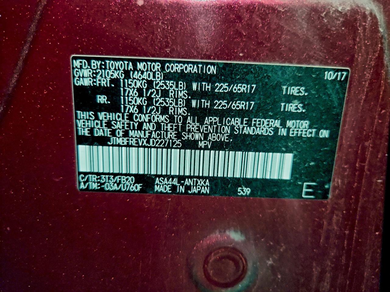 Toyota RAV4 Le Image 13