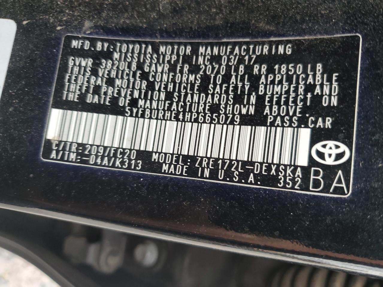 Toyota Corolla L Image 11