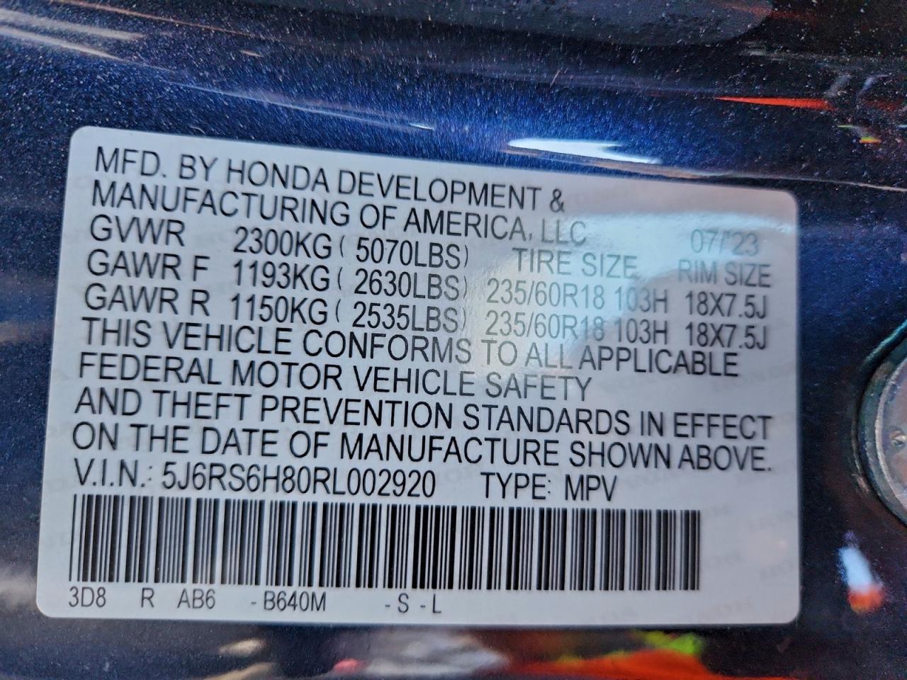 Honda Crv Sport-l Image 4