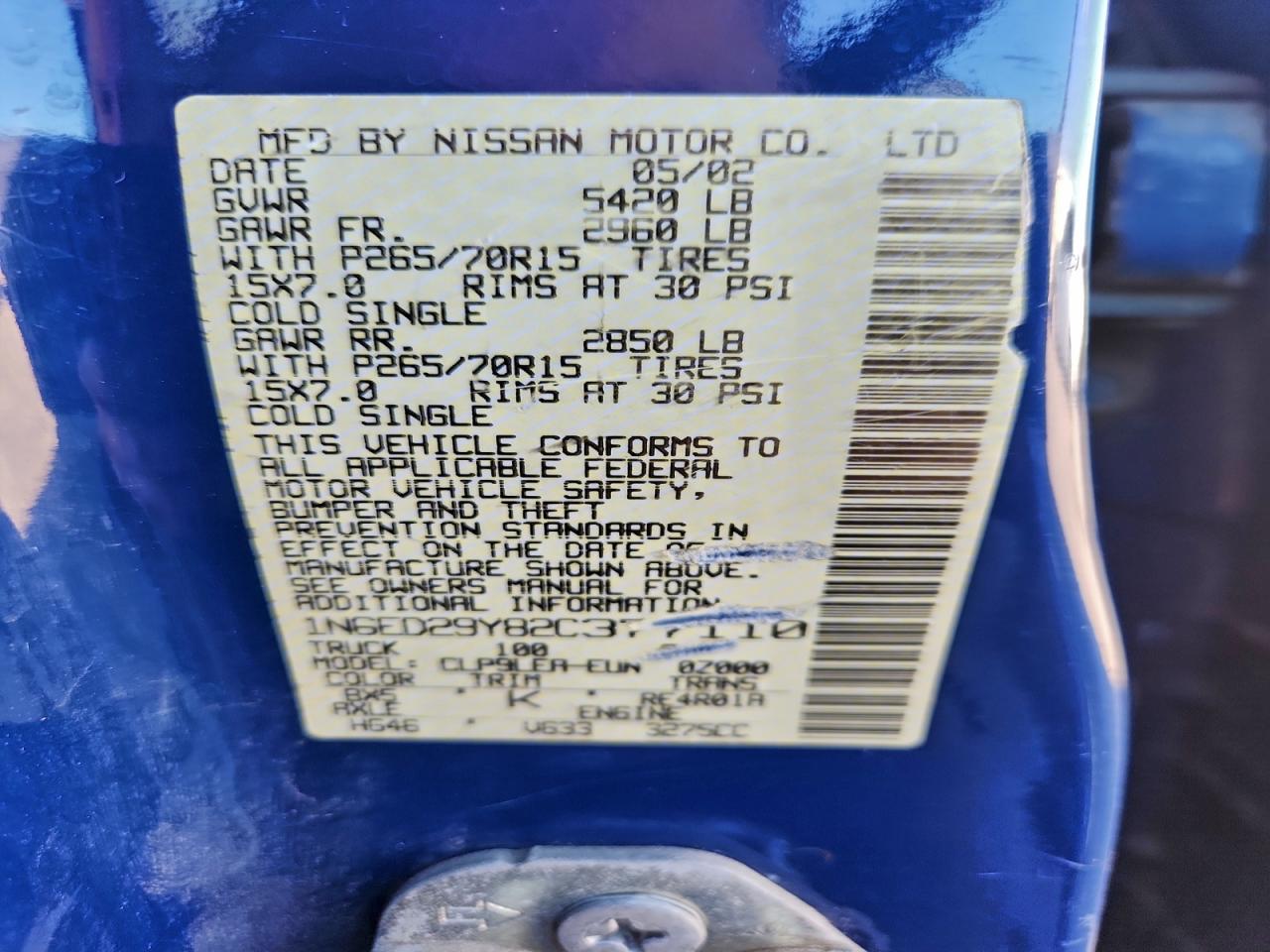 Nissan Frontier Crew Cab Xe Image 10