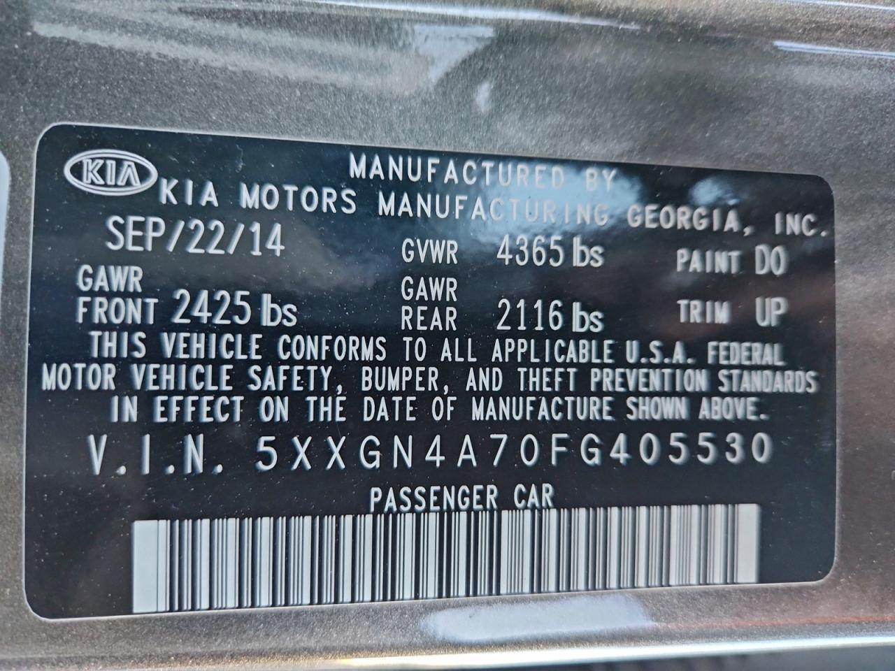 Kia Optima Ex Image 8