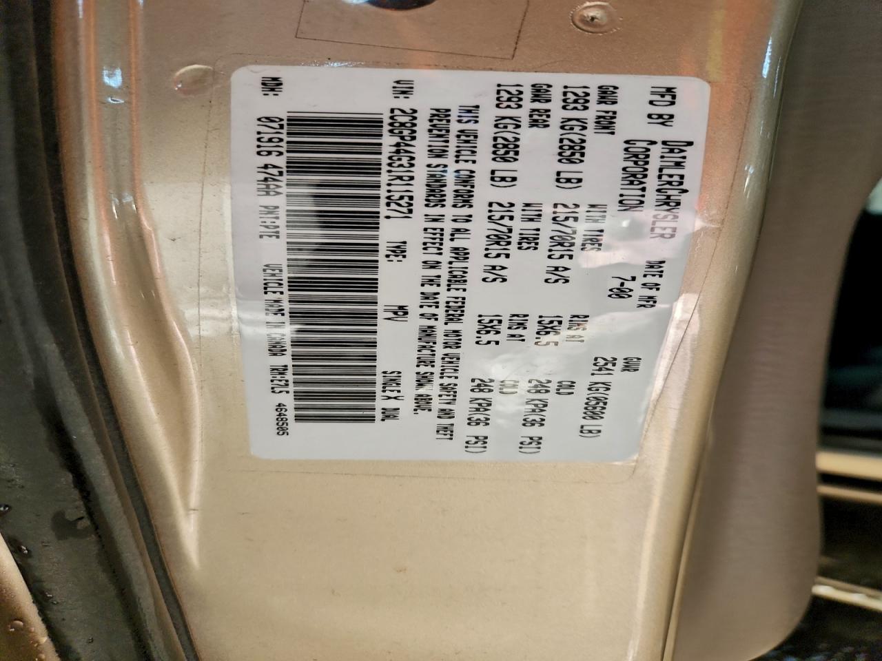 Chrysler Minivan Lx Image 6