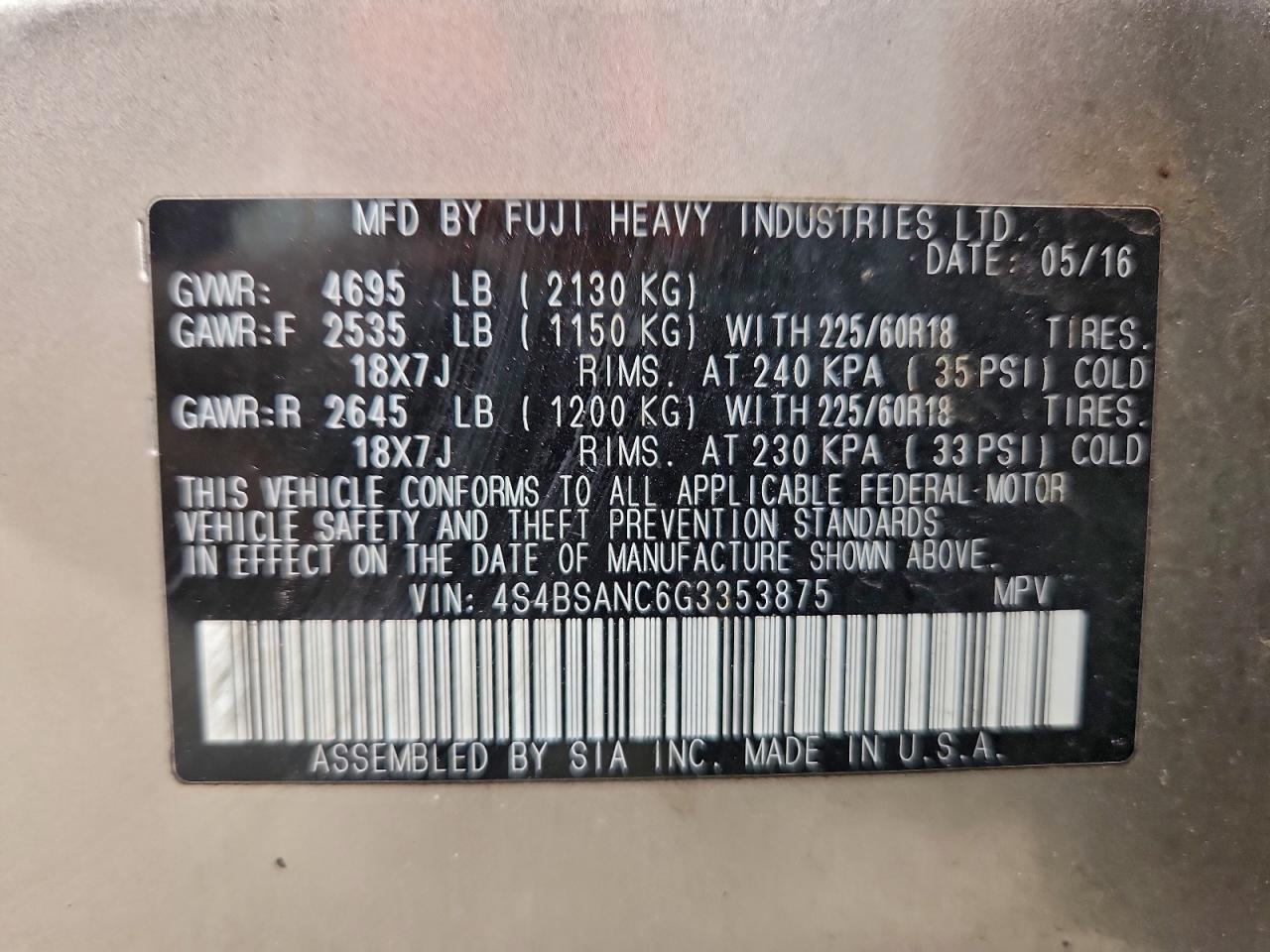 Subaru Outback 2.5i Limited Image 13