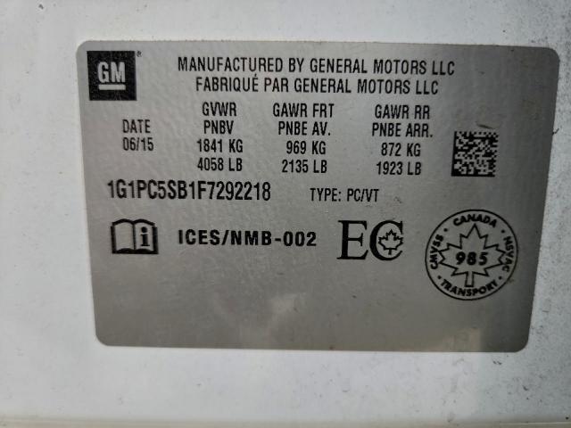 Chevrolet Cruze Lt Image 9