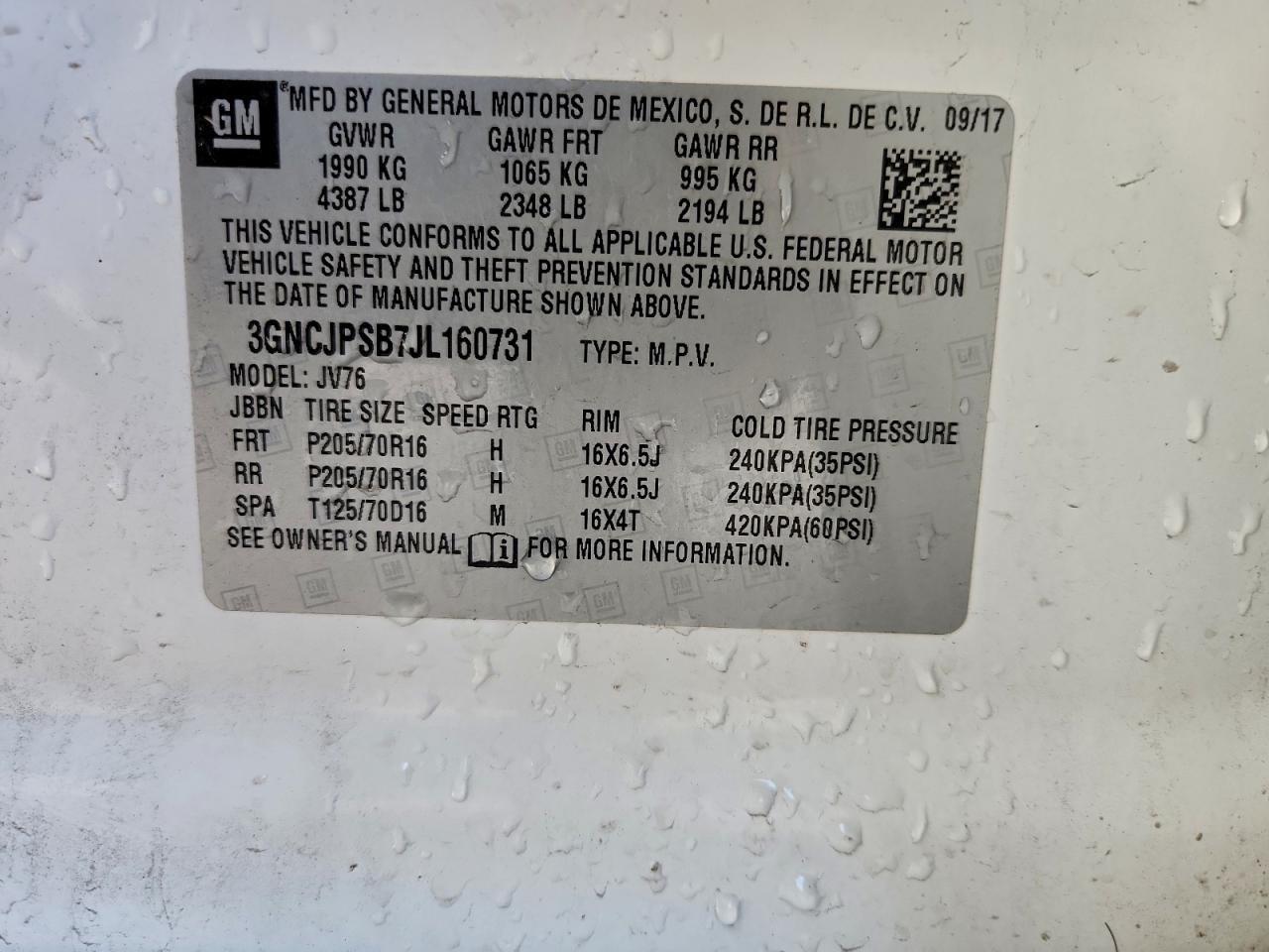 Chevrolet Trax 1lt Image 9