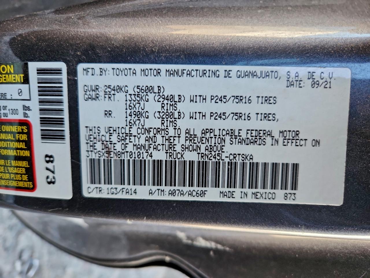 Toyota Tacoma Access Cab Image 11