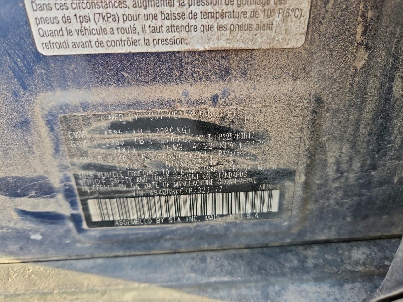 Subaru Outback 2.5i Limited Image 13