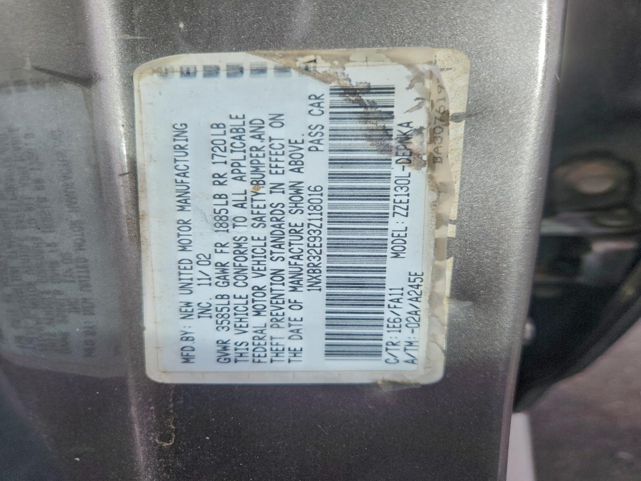 Toyota Corolla Ce Image 5