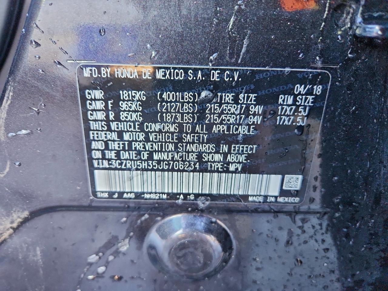 Honda HR-V Lx Image 12