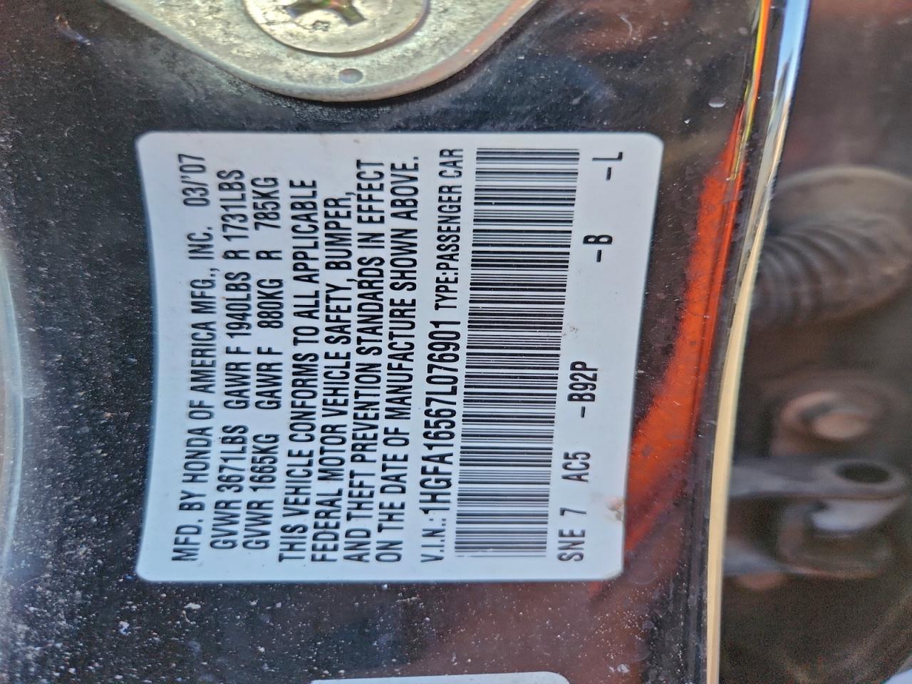 Honda Civic Lx Image 9