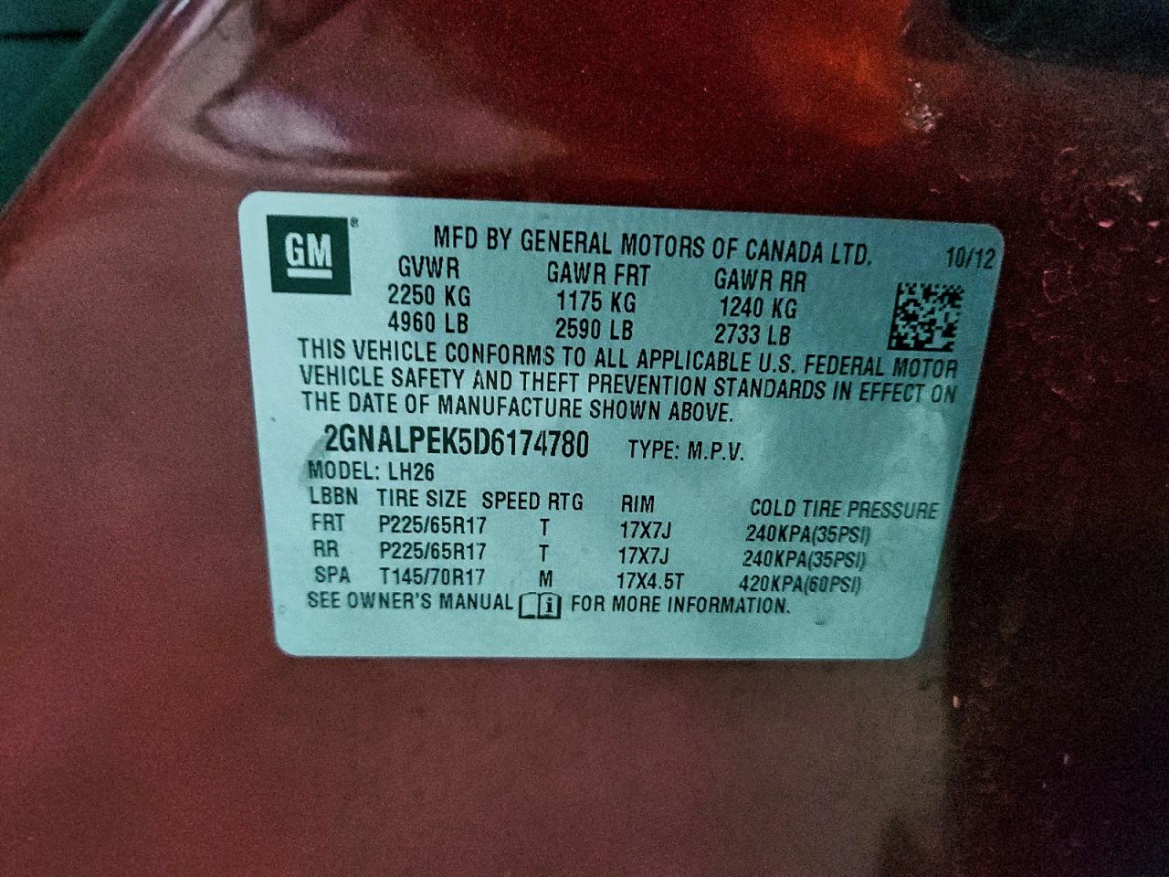 Chevrolet Equinox Lt Image 12