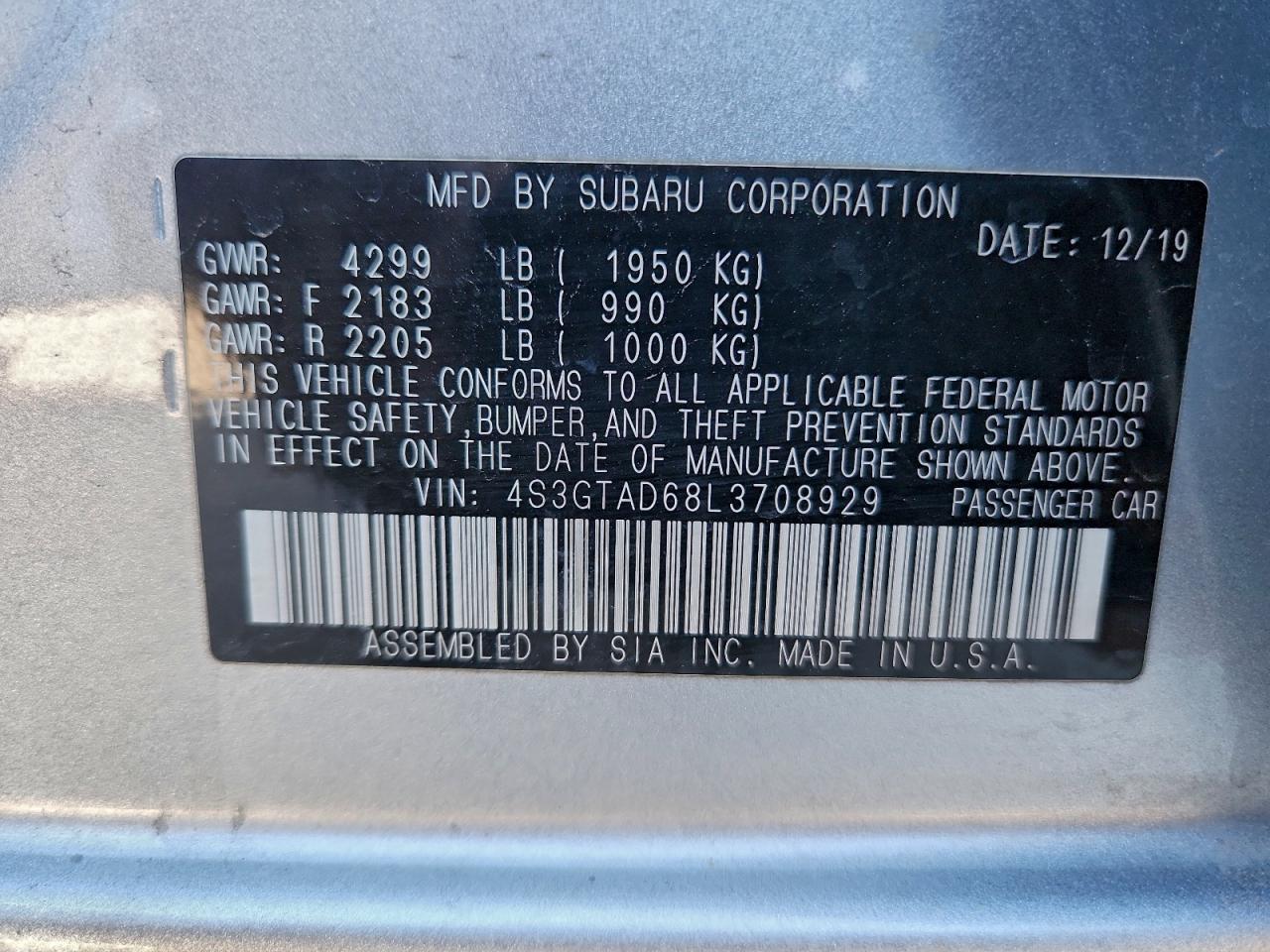 Subaru Impreza Premium Image 12