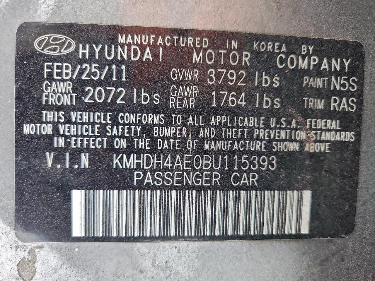 Hyundai ELANTRA Gls Image 11