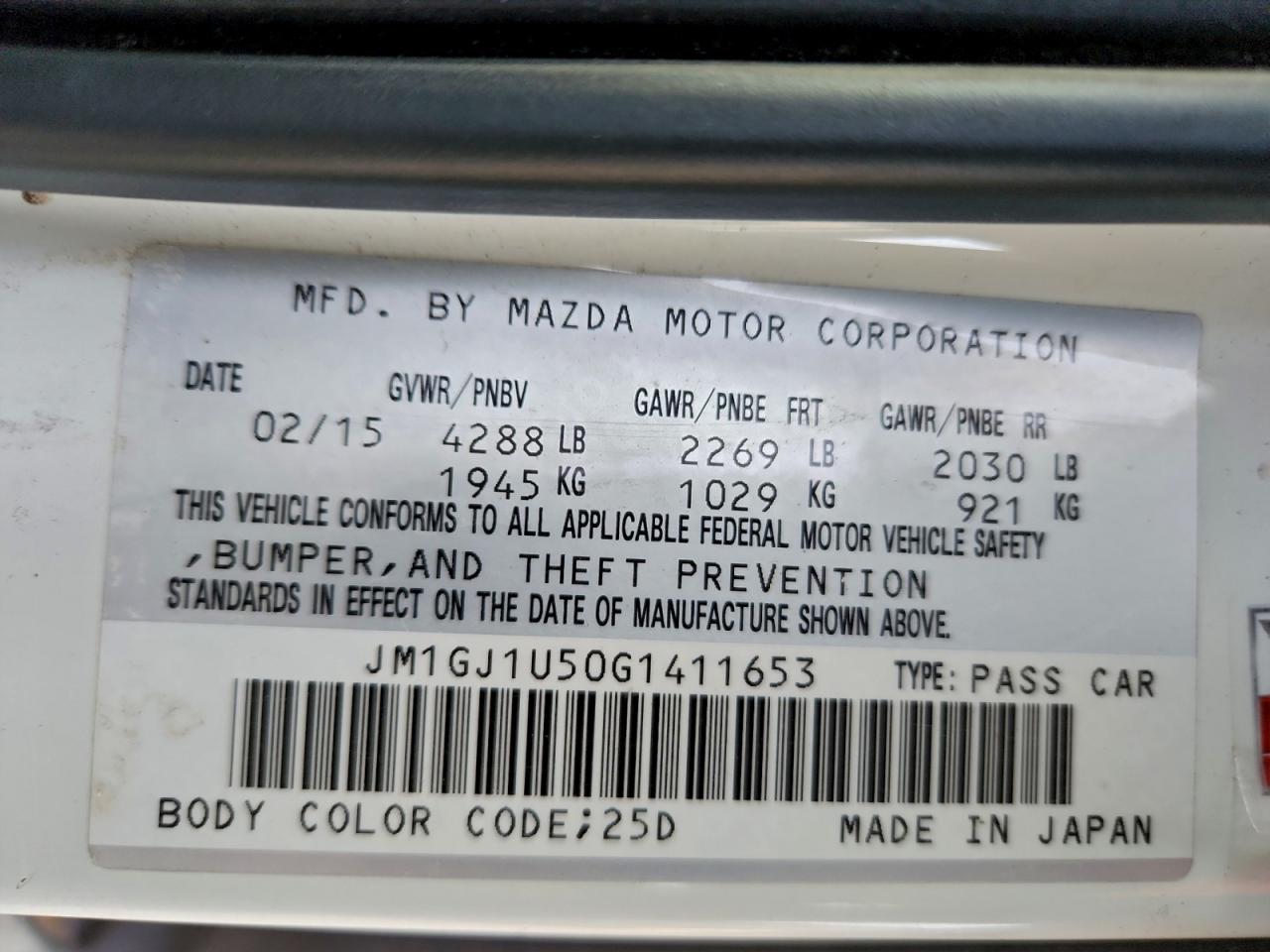 Mazda 6 Sport Image 11